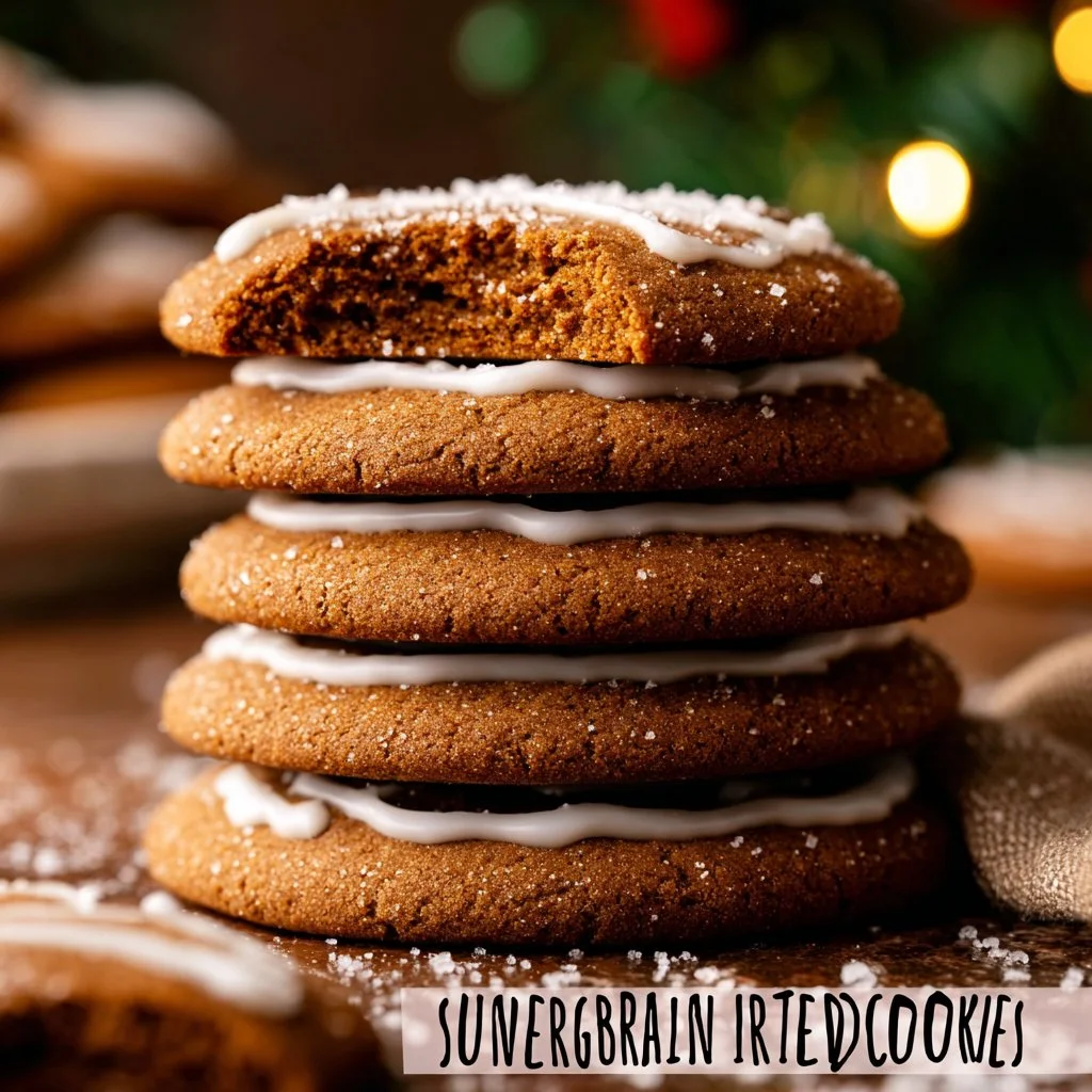 Batch of perfectly soft and chewy gingerbread man cookies on a festive plate.