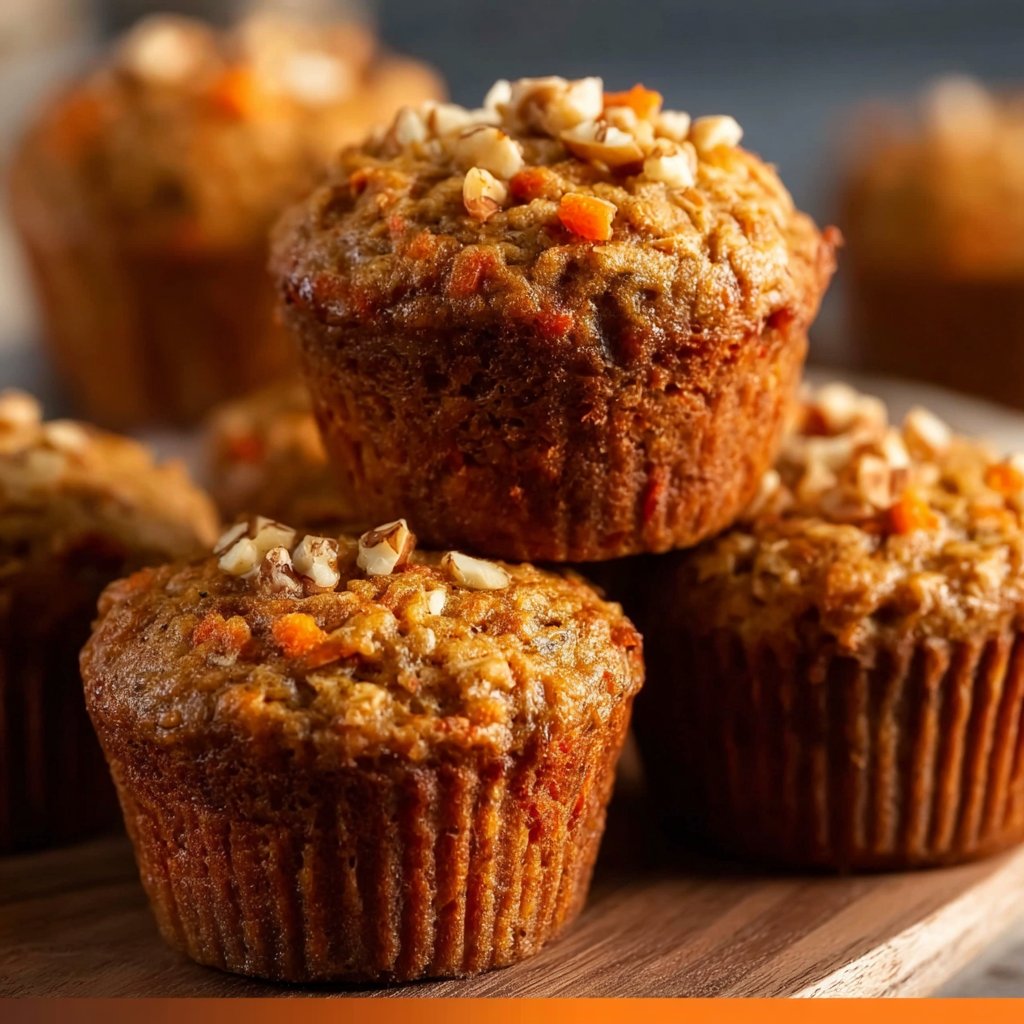 Easy One-Bowl Carrot Oatmeal Muffins
