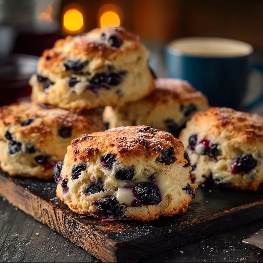 Blueberry Biscuits