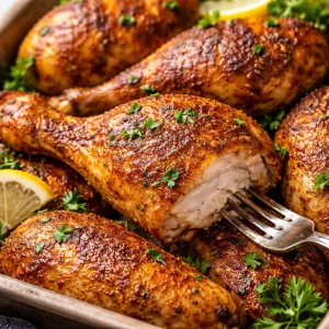 Copycat KFC roast chicken recipe with tender, juicy meat and easy seasoning mix