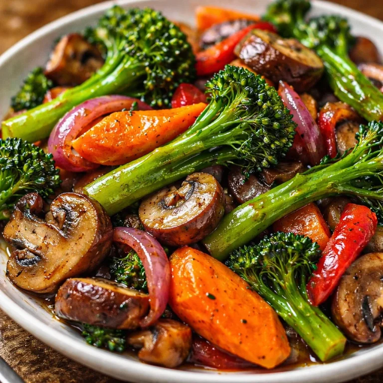 Colorful sautéed vegetables in a skillet, showcasing a healthy side dish option.